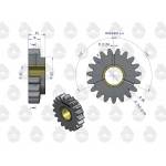 Koło zębate wstecznego biegu C330 Ursus